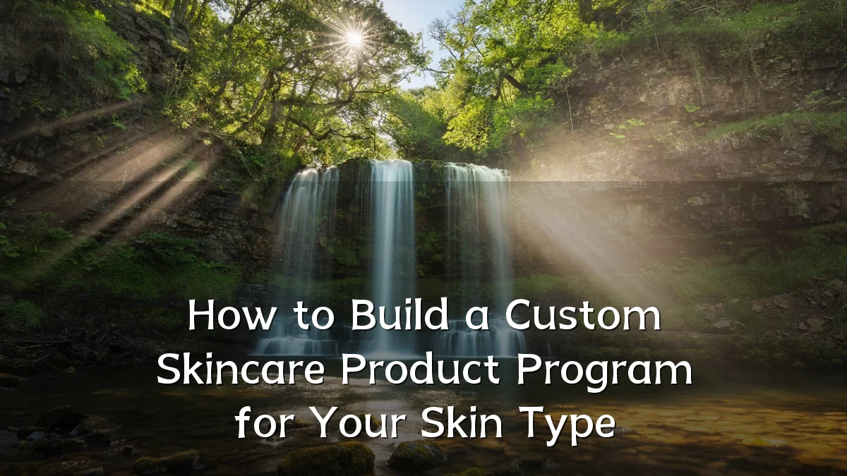 How to Build a Custom Skincare Product Program for Your Skin Type