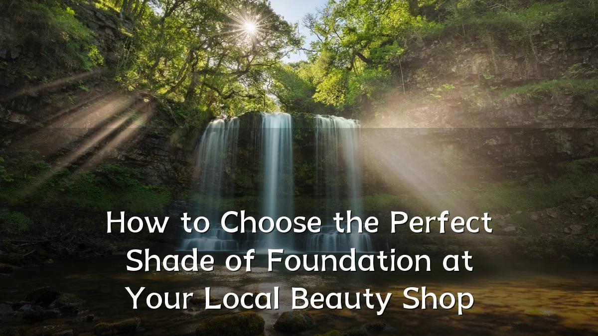 How to Choose the Perfect Shade of Foundation at Your Local Beauty Shop