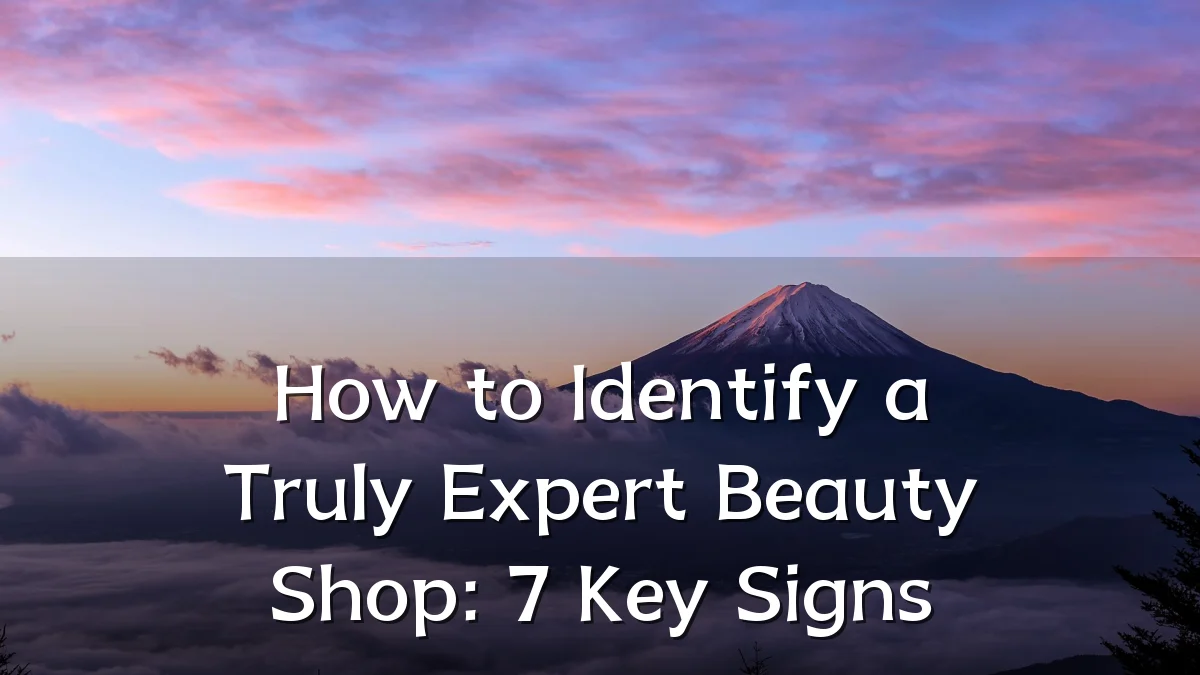 How to Identify a Truly Expert Beauty Shop: 7 Key Signs