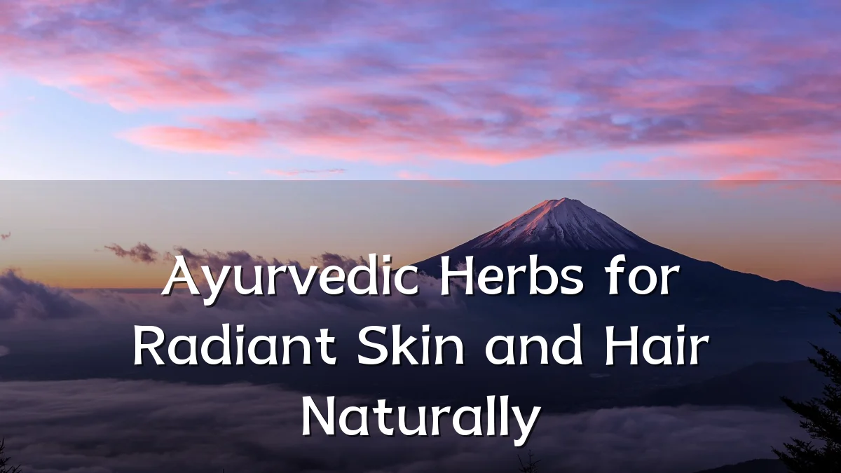 Ayurvedic Herbs for Radiant Skin and Hair Naturally
