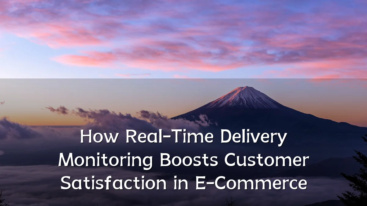 How Real-Time Delivery Monitoring Boosts Customer Satisfaction in E-Commerce