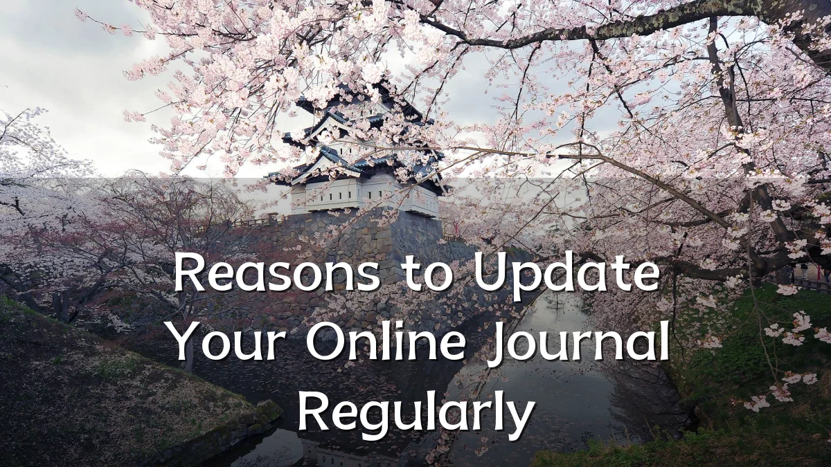 Reasons to Update Your Online Journal Regularly