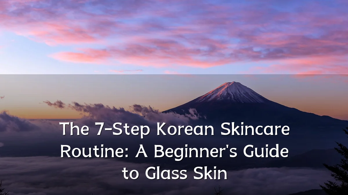 The 7-Step Korean Skincare Routine: A Beginner's Guide to Glass Skin