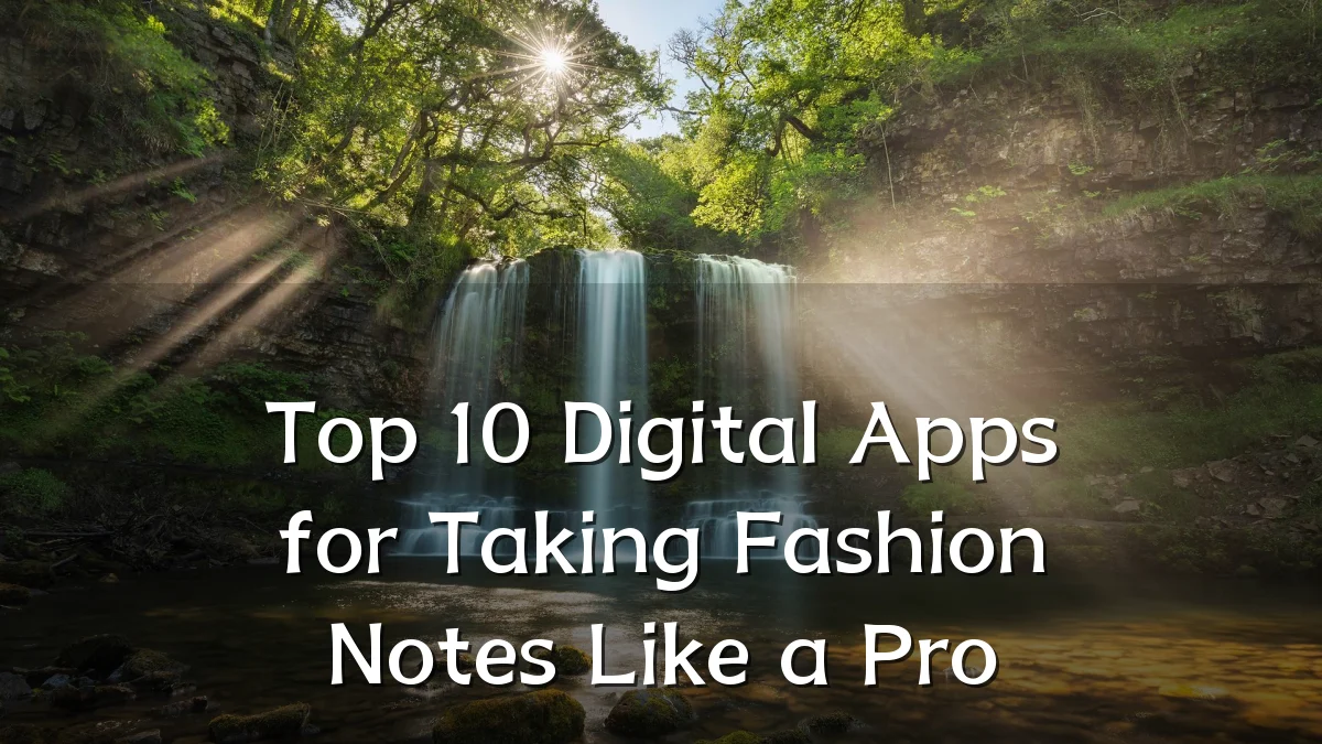 Top 10 Digital Apps for Taking Fashion Notes Like a Pro